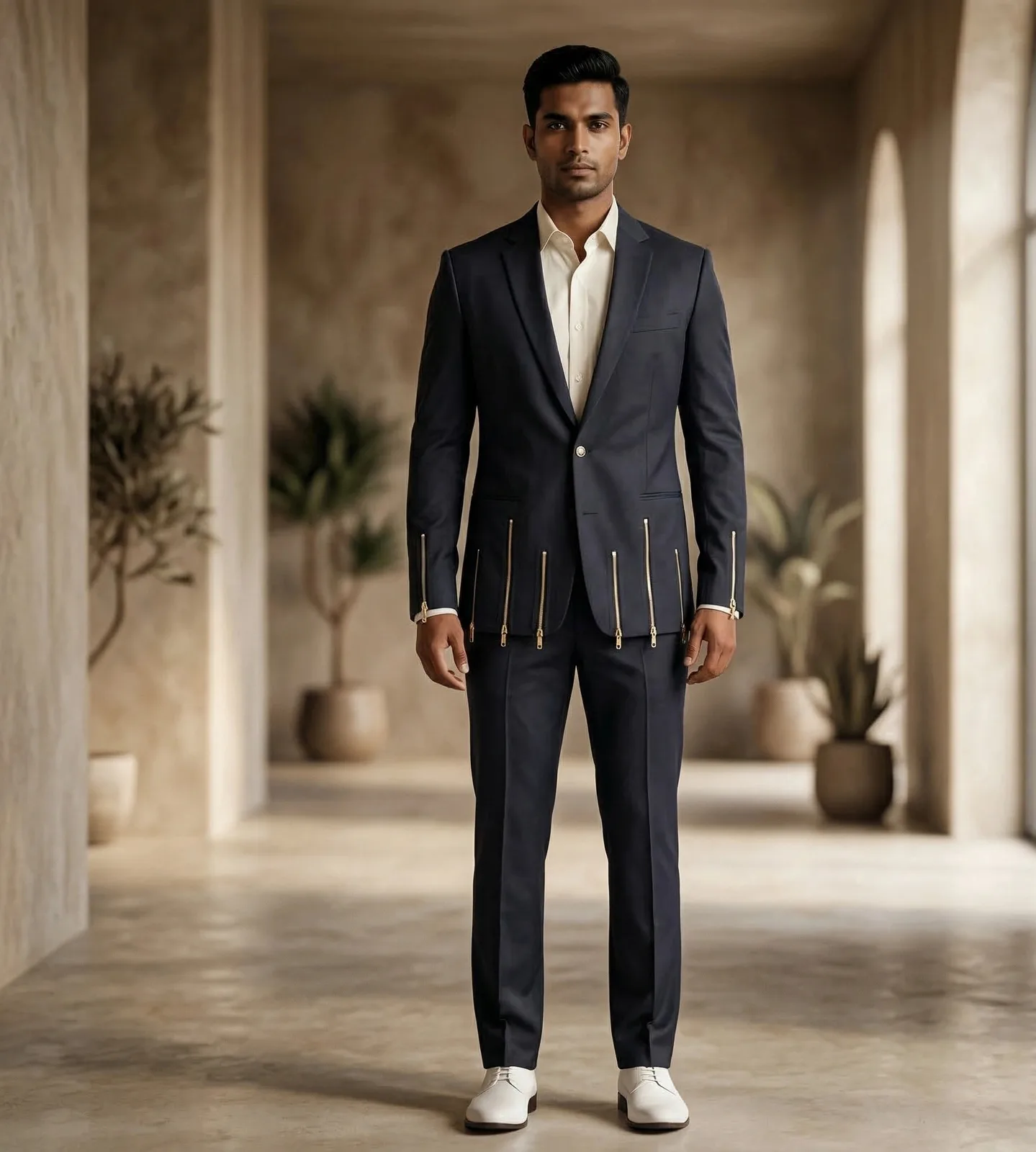 Dark Grey Blazer & Formal Pant