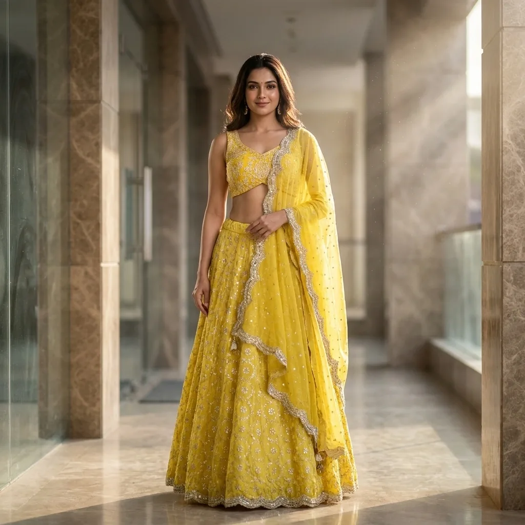 Gold Premium Designer Indo Western Dress For Rent Mumbai
