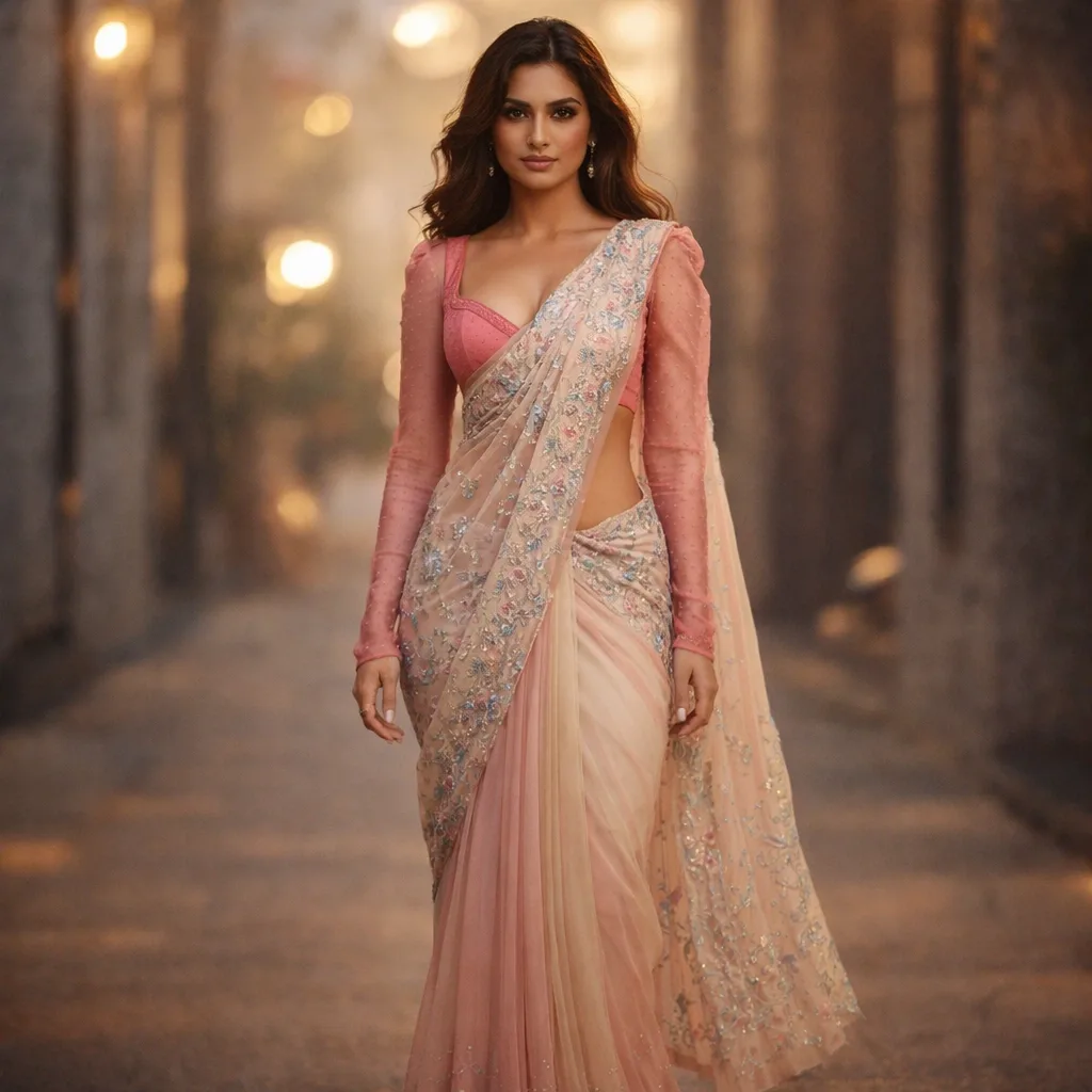 Twilight Sequins Radiance Saree on Rent