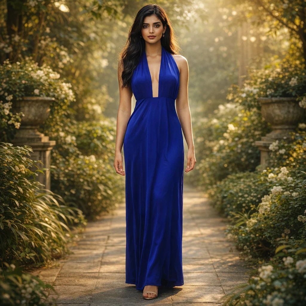 Blue Boutique Western Dress For Rent Style