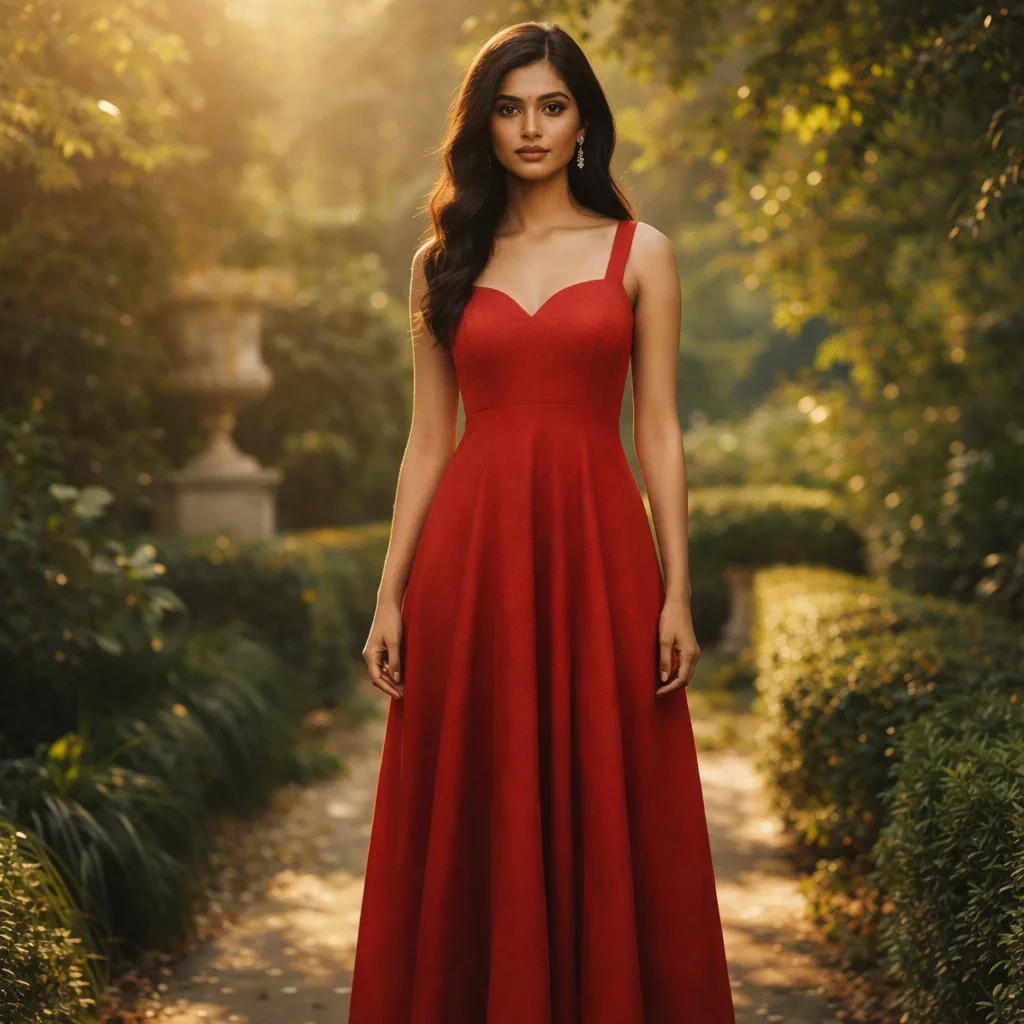 Red Evening Western Dress On Rent Mumbai